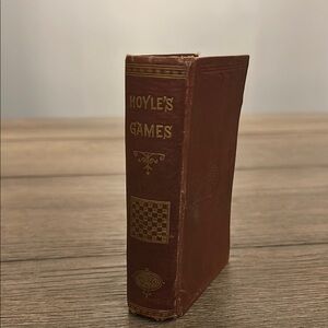 Hoyle’s Games Antiquarian book Philadelphia J B Lippincott 1875 card golf tennis